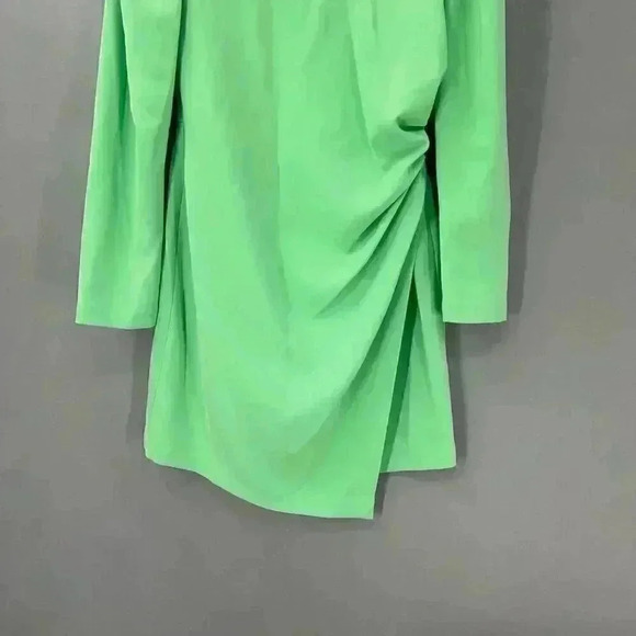 $495 A.L.C. Mini Dress Womens 6 Ruched Baddie Modern Y2k Coquette Retro Glam - Picture 5 of 11